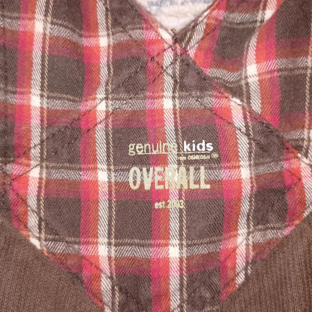 Oshkosh Vintage Brown Overalls Size 18 months